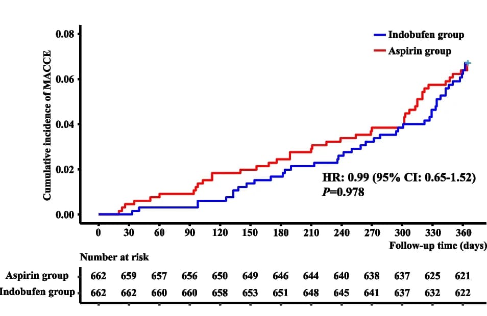 Open access visualization of Line Step, Survival Curve, MACCE, Propensity Score Matched Cohort, Cardiovascular Events