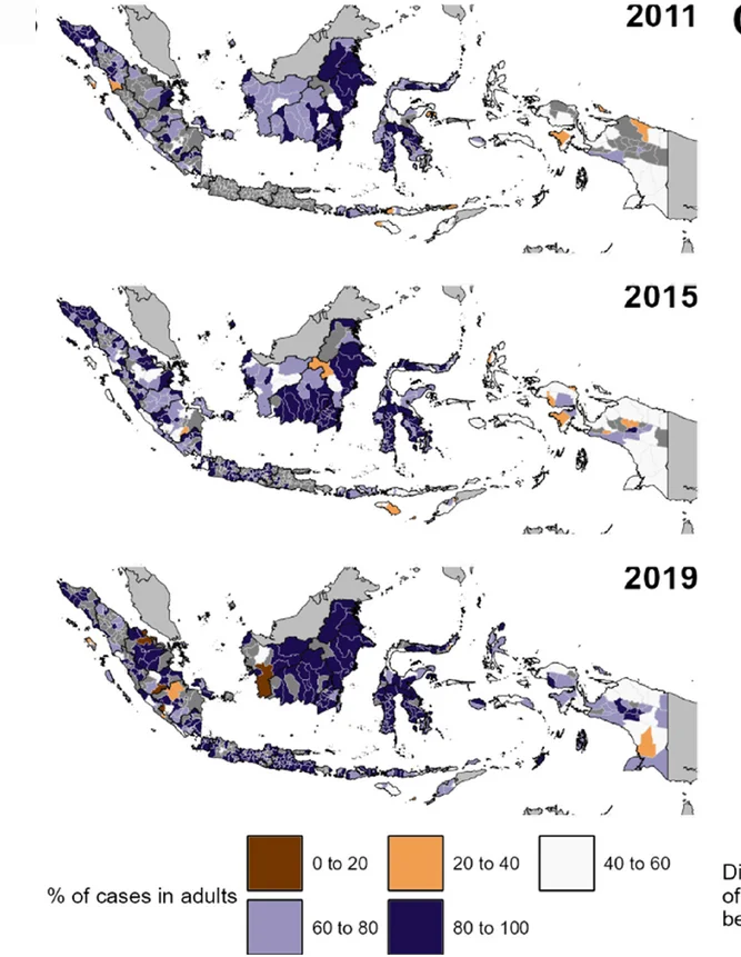 Open access visualization of Geo Map, Malaria Cases, Adults, Children, District-Level Maps