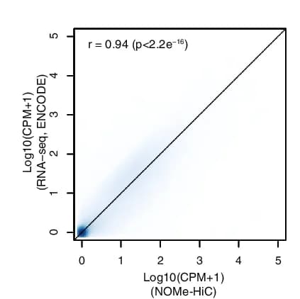 Open access visualization of Scatter Plot, Regression Plot, Density Plot, Gene Expression, RNA-seq