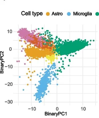Open access visualization of Scatter Plot, PCA, B Cells, Principle Components, AD Dataset
