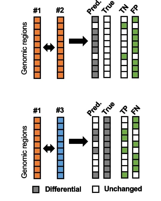 Open access visualization of Workflow, Illustration, V-plot, Receiver Operating Characteristic, ROC Curve