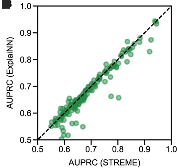 Open access visualization of Scatter Plot, Regression Plot, AUPRC, PWM, Transcription Factor