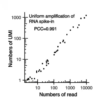 Open access visualization of Scatter Plot, Regression Plot, UMIs, Sequencing reads, LAST-seq data