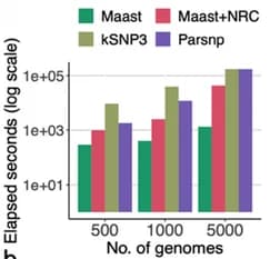 Open access visualization of Clustered, Genome Genotyping, Speed, Maast, kSNP3