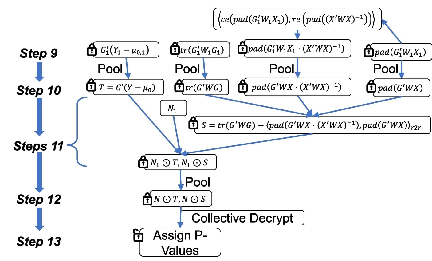 Open access visualization of Workflow, Flowchart, P-value assignment, Genotype data, Phenotype data