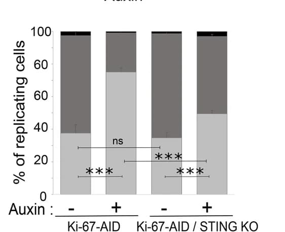 Open access visualization of Stacked Bar Plot, Error Bars, Replicating Cells, Chi-Squared Test
