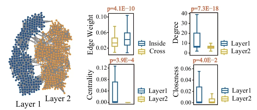 Open access visualization of Network, Box Plot, Sub-Graph Topology, Cell Affinity Graph, MNMST