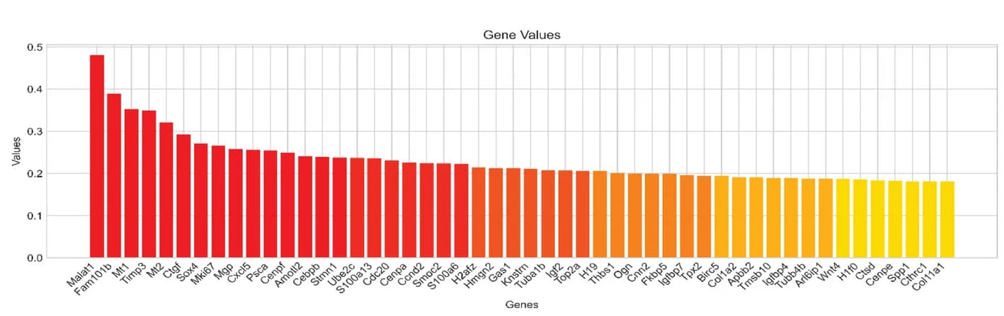 Open access visualization of Bar Plot, Gene Ranking, Gene Expression, Time Series
