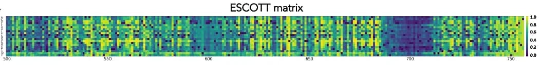 Open access visualization of Heatmap, ESCOTT Matrix, Substitutions, Amino Acid