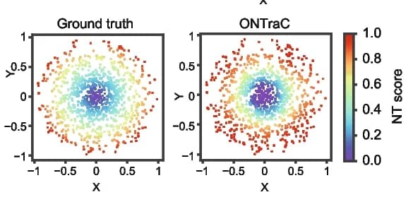 Open access visualization of Scatter Plot, Spatial Distribution, Ground Truth, ONTraC Output, NT Scores