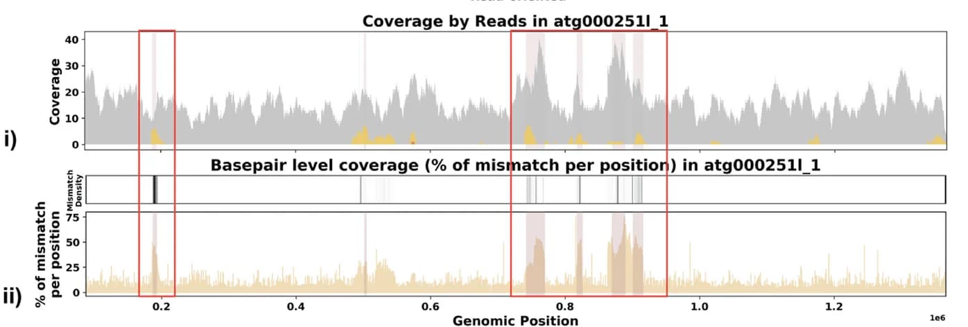 Open access visualization of Line Plot, Density Plot, IGH Haplotype, Alignment Mismatch, Read Coverage