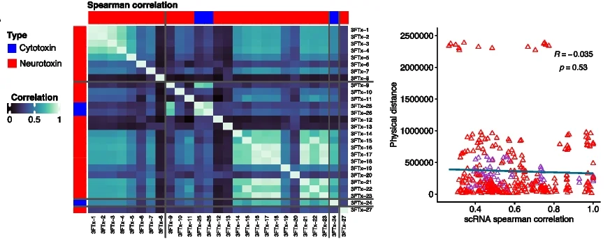 Open access visualization of Heatmap, Scatter Plot, Regression Plot, 3FTx, Genomic Distance