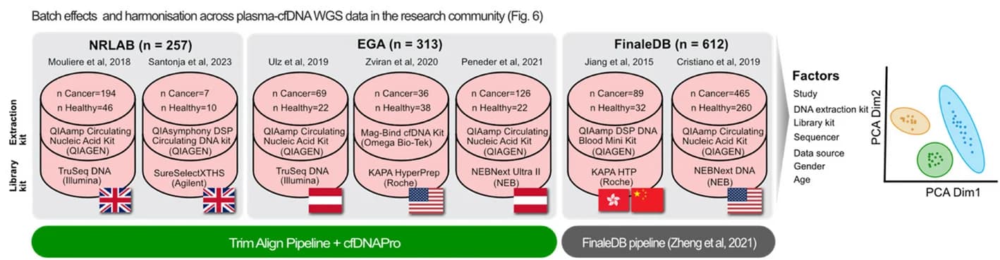 Open access visualization of Scatter Plot, Workflow, Healthy Plasma Samples, Cancer Plasma Samples, PCA Analysis
