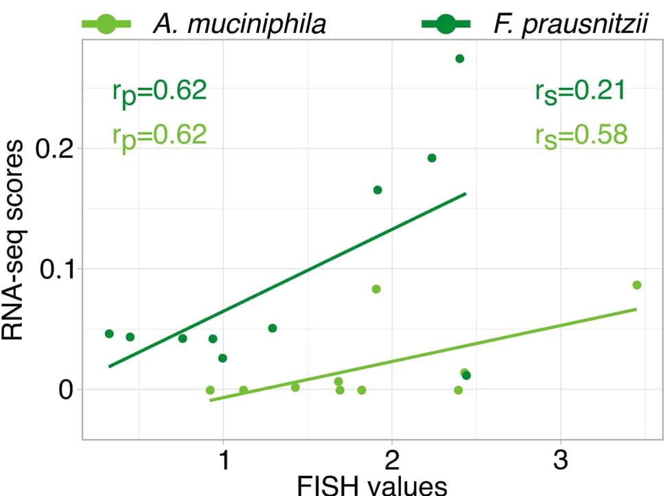 Open access visualization of Scatter Plot, Regression Plot, Correlation, Reconstructed Microbiome, RNA-Seq