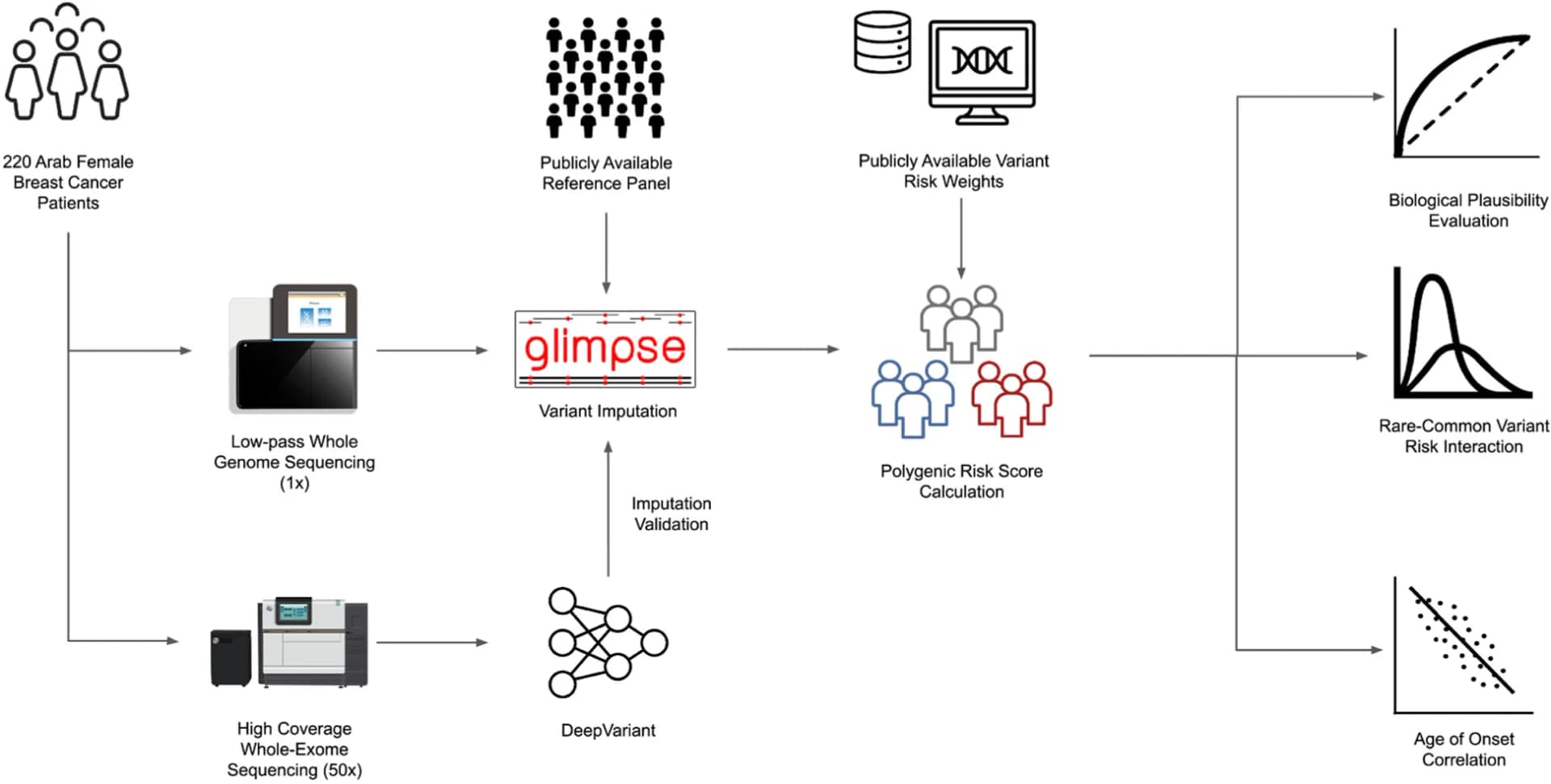 Open access visualization of Workflow, Line Plot, Scatter Plot, Illustration, Low-Pass Whole Genome Sequencing