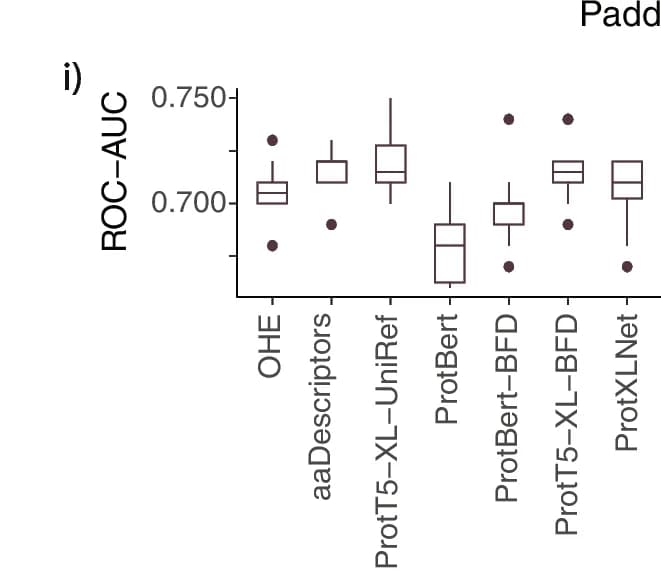 Open access visualization of Box Plot, Amino Acid Embedding, One-Hot Encoding, Amino Acid Descriptors, Protein Transformer-Based PLMs