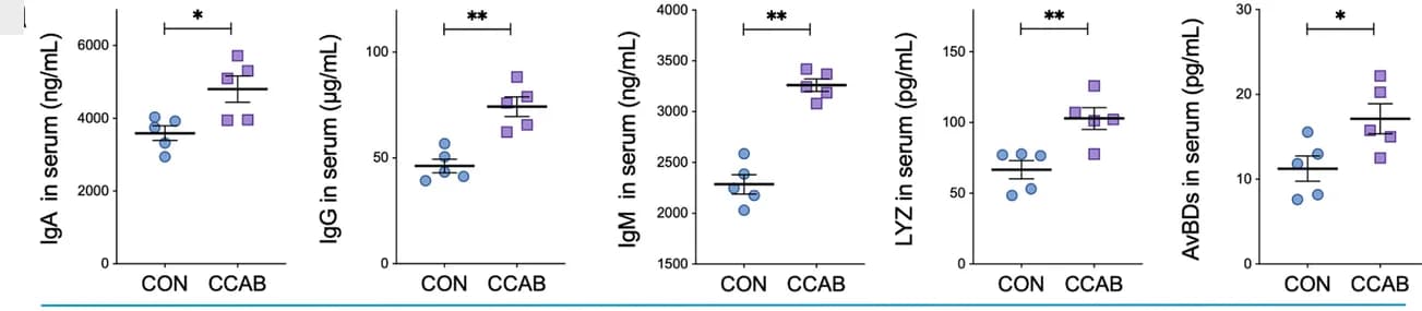 Open access visualization of Scatter Plot, Error Bars, IgA, IgG, IgM