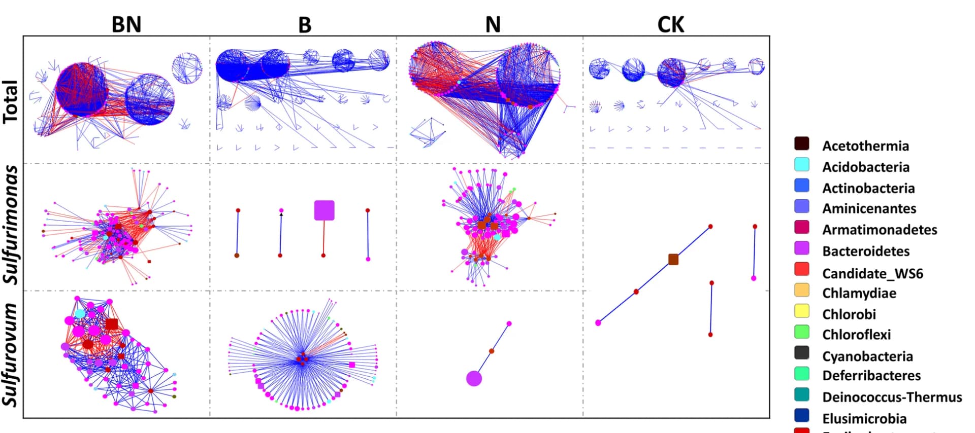 Open access visualization of Network, Pathway, Phylogenetic Molecular Ecological Networks, SparCC Networks, OTU