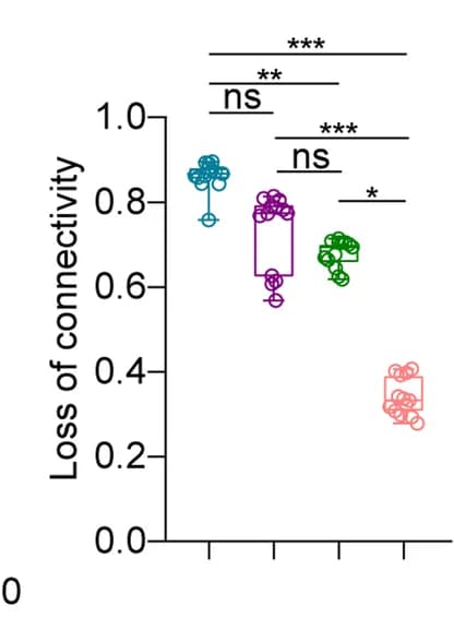 Open access visualization of Box Plot, Scatter Plot, Connectivity Loss, Nodes, Microbial Co-occurrence Networks