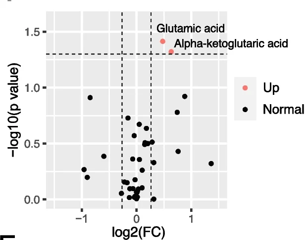 Open access visualization of Volcano Plot, Scatter Plot, Neurotransmitters, Serum, Case Group