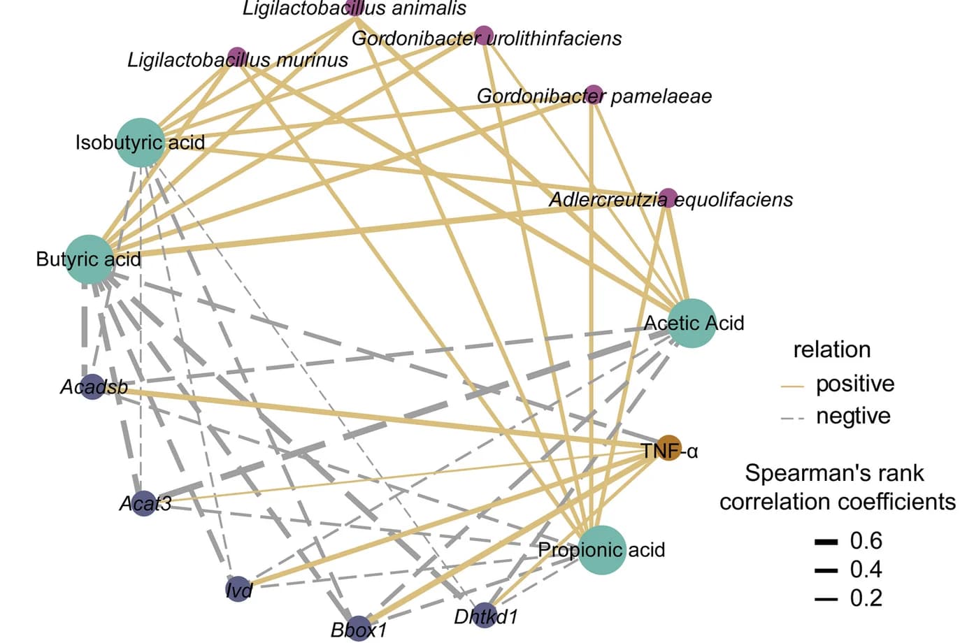 Open access visualization of Network, Pathway, Liver Expressed Genes, Fecal SCFAs, Intestinal Microbiota