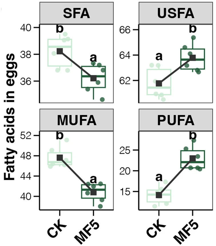 Open access visualization of Box Plot, Scatter Plot, Line Plot, Fatty Acid, Egg Yolk
