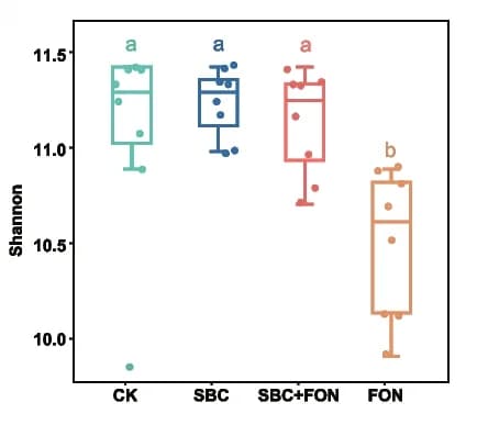 Open access visualization of Box Plot, Scatter Plot, Bacterial α Diversity, CK, SBC
