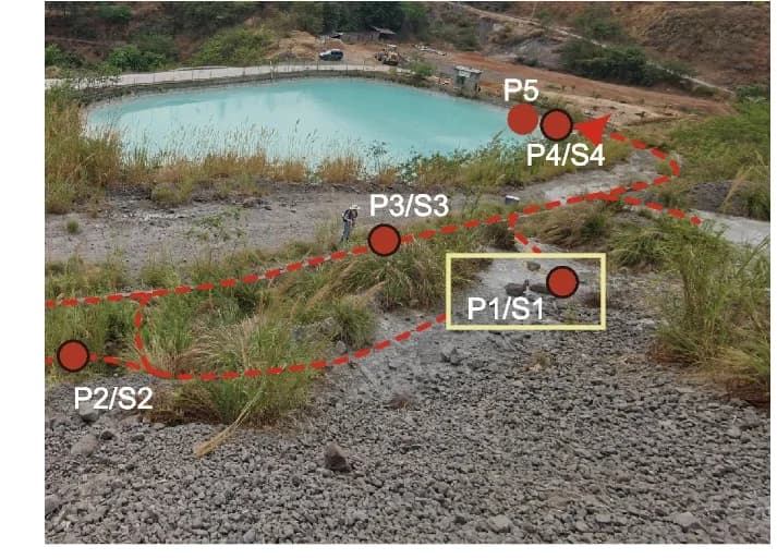 Open access visualization of Photo, Sampling Area, Leachate, Sediment Samples, Steel Slag