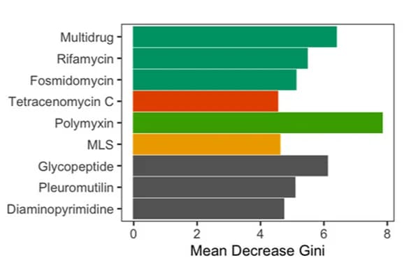 Open access visualization of Bar Plot, Differential Abundance, Kruskal-Wallis Rank Sum Test, Random Forest, Variable Importance Plot
